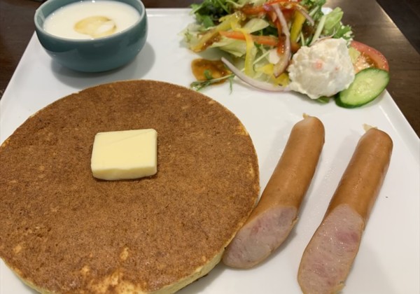 岐阜市 敷島珈琲店本店 ホットケーキ