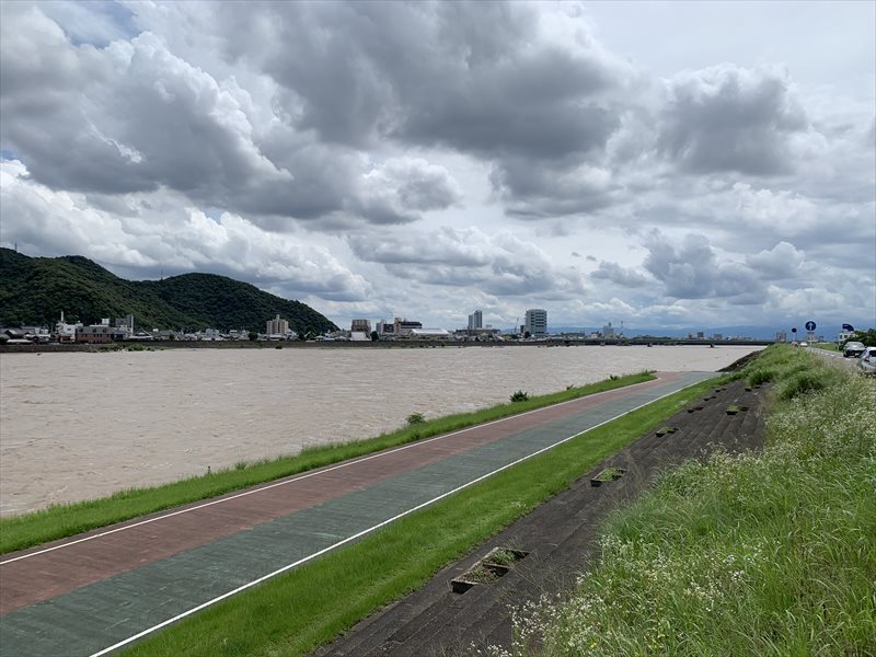 長良川　増水　2020年7月