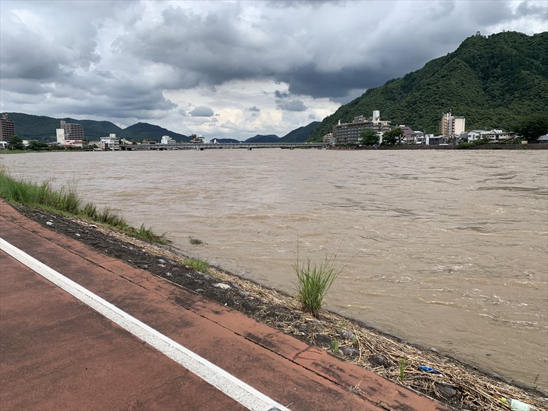 長良川　増水　2020年7月