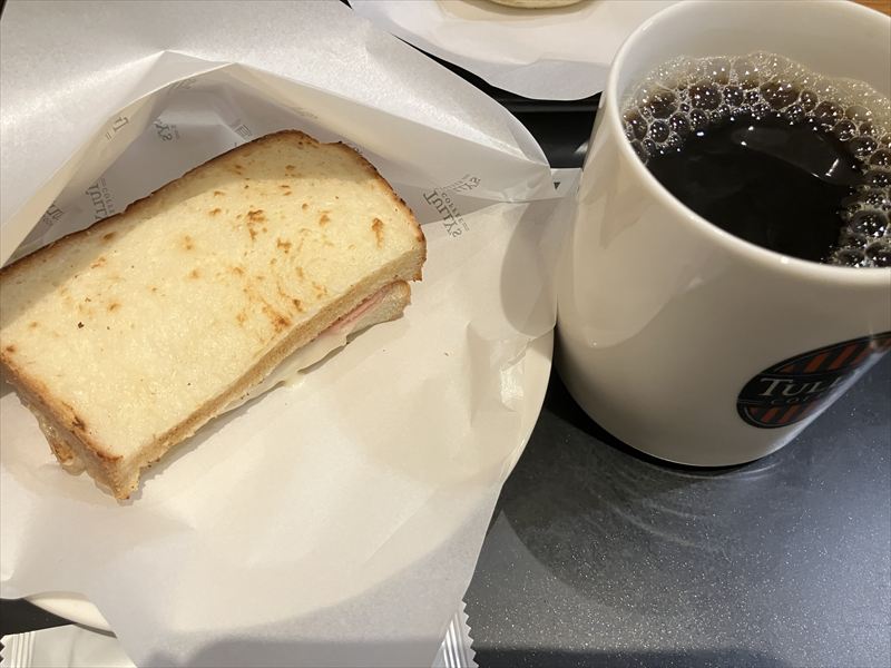 岐阜大学病院　タリーズコーヒー　モーニング